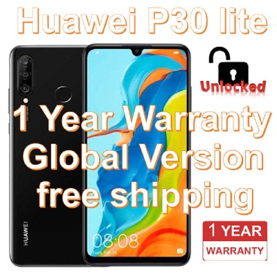 Huawei P30 Lite Global Version 4/6+128GB Unlocked 6.15inch Dual SIM Smartphone