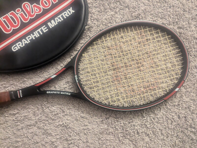 Raquette de tennis Wilson Graphite Matrix taille moyenne 4 3/8 (L3