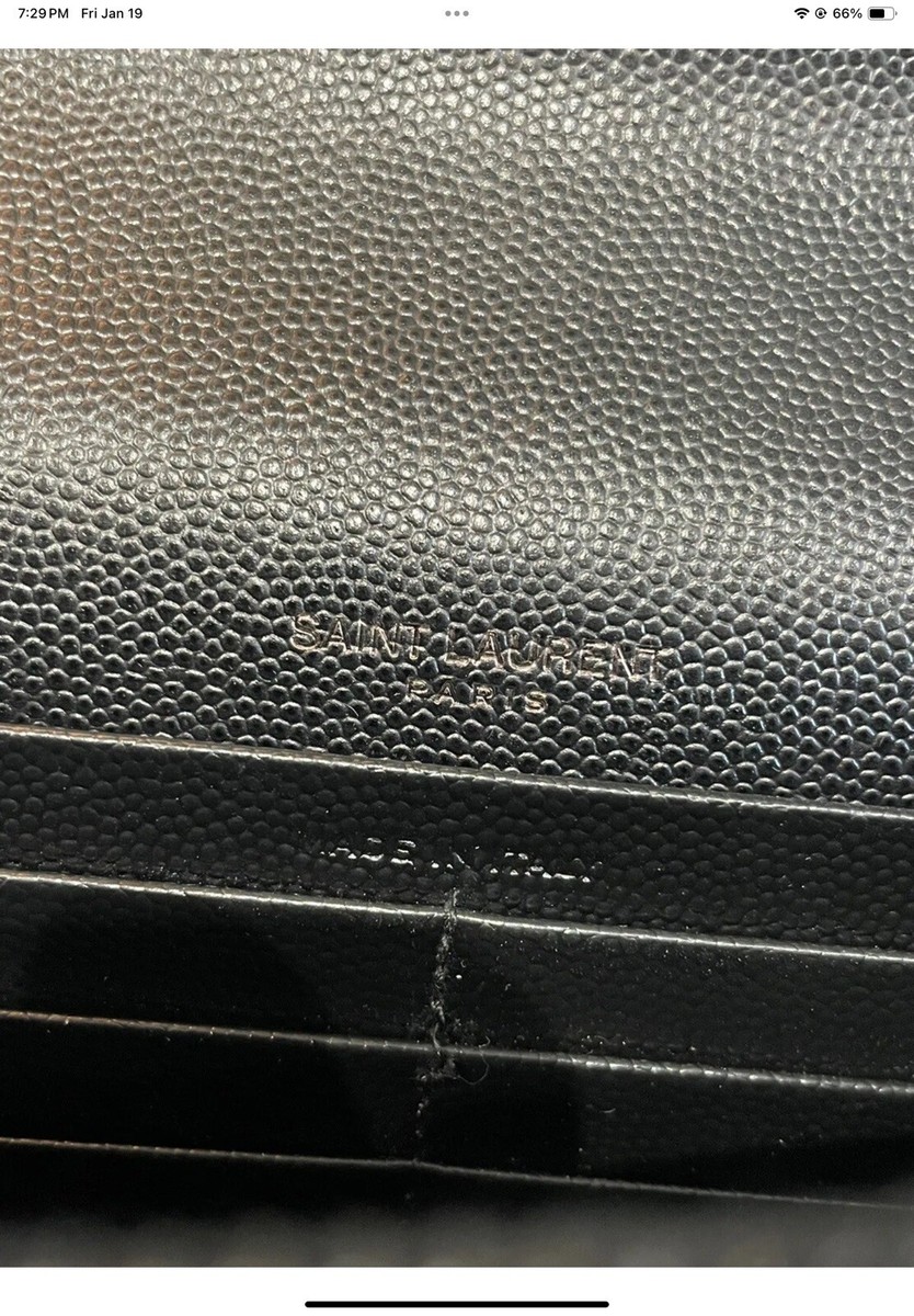 【関税＆送料込み】Saint Laurent Cassandre MatelassAC Card Saint Laurent Cassandre Matelasse Card Case in Grain De