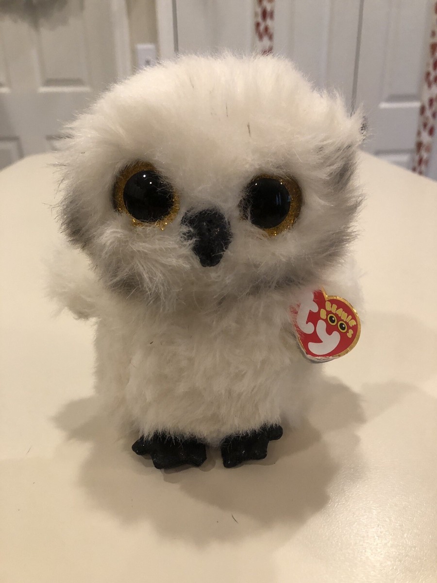 Ty Beanie Boos Austin Owl TY Beanie Boos AUSTIN The White Owl