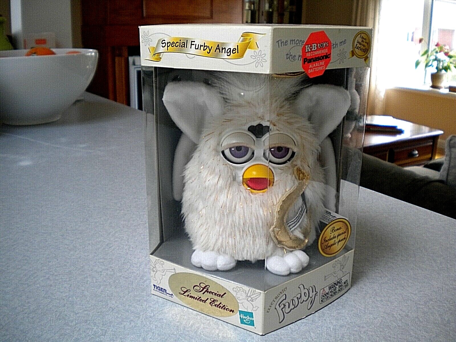 FURBY SPECIAL ANGEL LIMITED EDITION WITH BONUS ANGELIC SPEECH NIB TIGER RARE FURBY SPECIAL ANGEL LIMITED EDITION WITH BONUS ANGELIC SPEECH NIB TIGER RARE