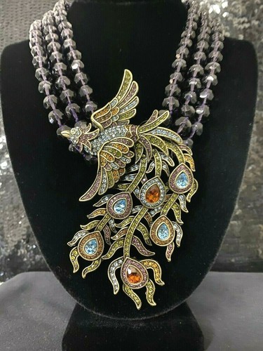 Collana di perle Heidi Daus vicolo pavone CRISTALLI SWAROVSKI BELLEZZA ASSOLUTA WOW - Foto 2 di 8