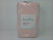 My World Twin XL Sheet Set 100 polyester machine washable JL0121