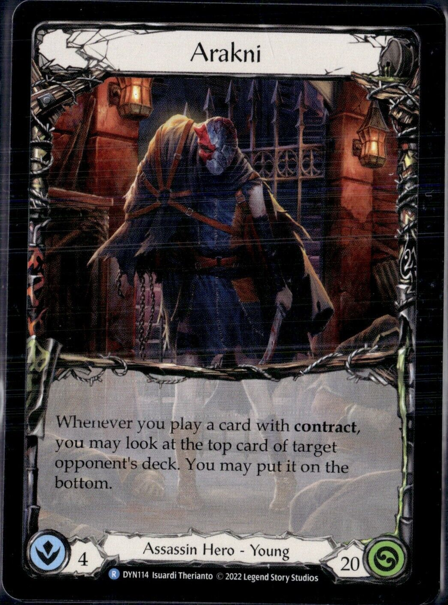 Arakni DYN114 Flesh and Blood TCG FAB TCG | eBay Arakni DYN114 Flesh and Blood TCG FAB TCG | eBay