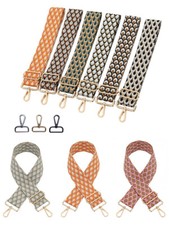 Bag Belt Crossbody Bag Strap Adjustable Peacock Feather Jacquard Fashionable