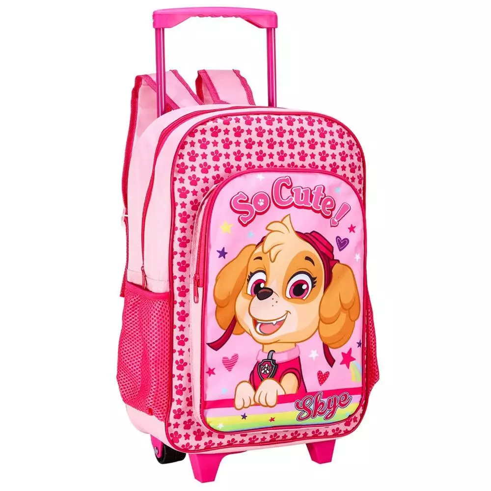 Paw Patrol Skye Wheeled Trolley Bag Extendable Handle Kids Suitcase Luggage 3y