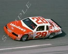 CALE YARBOROUGH #28 HARDEE'S FORD RACING ON TRACK 8X10 GLOSSY PHOTO #9D