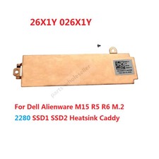 M.2 SSD Bracket Heatsink Cover for Dell Alienware M15 R5 R6 MHKK8 FJ75H 26X1Y