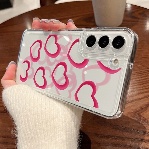 For Samsung Galaxy S25 S24 Ultra FE S23 S22 S21 A16 Love Heart Shockproof Cover - Picture 15 of 15