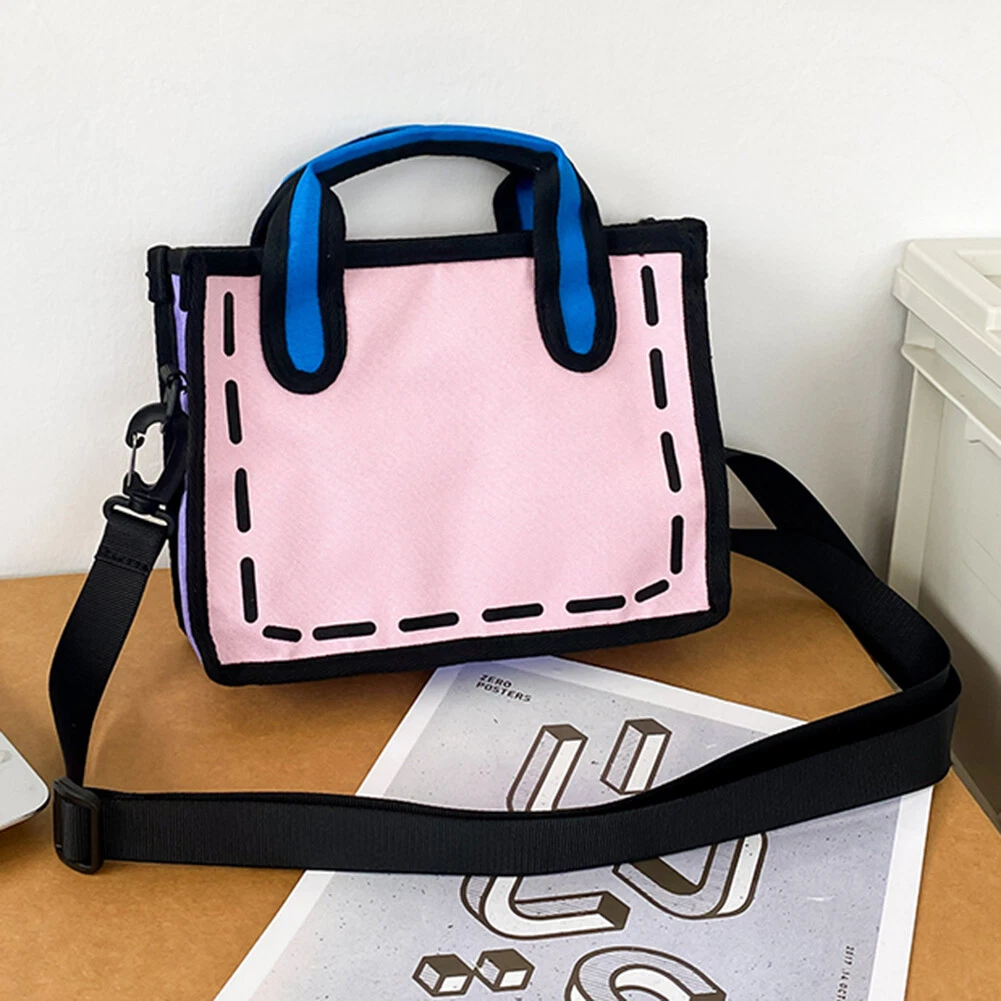 Women Shoulder Bag 2D Bags Comic Handbag Casual Fashion Messenger