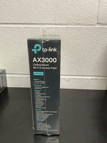 TP-Link EAP650 Ultra-Slim Wireless Access Point | Omada True WiFi 6 AX3000 New!! - Afbeelding 2 van 5