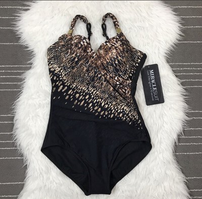 miraclesuit leopard print swimsuit