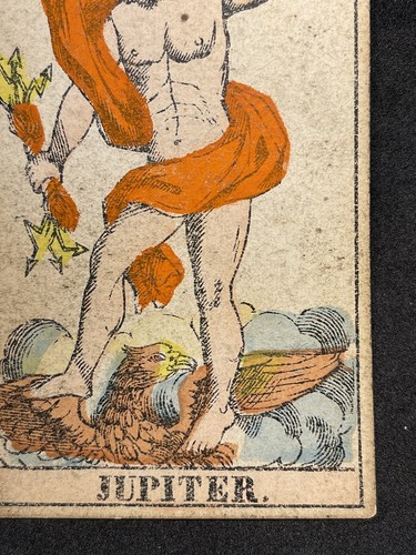 c1860 Rare JUPITER Pellerin Antique Tarot Cards Historic Major Arcana Single - Picture 14 of 17