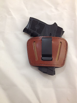 Leather Concealment Gun Holster - S&W BODYGUARD 380 with or  w/o Laser  (#036)