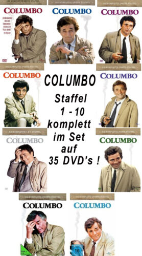 35 DVDs * COLUMBO - STAFFEL 1 - 10 - DIE KOMPLETTE SERIE IM SET # NEU OVP + - Bild 1 von 1