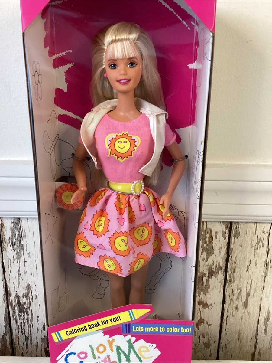 1997 COLOR WITH ME BARBIE - 19047 - ORIGINAL BOX UNOPENED