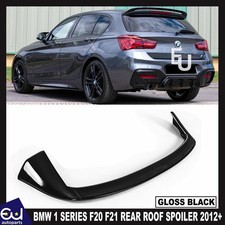 FÜR BMW 1ER F20 F21 DACHSPOILER HINTEN GLANZ SCHWARZ STYLE 2012+
