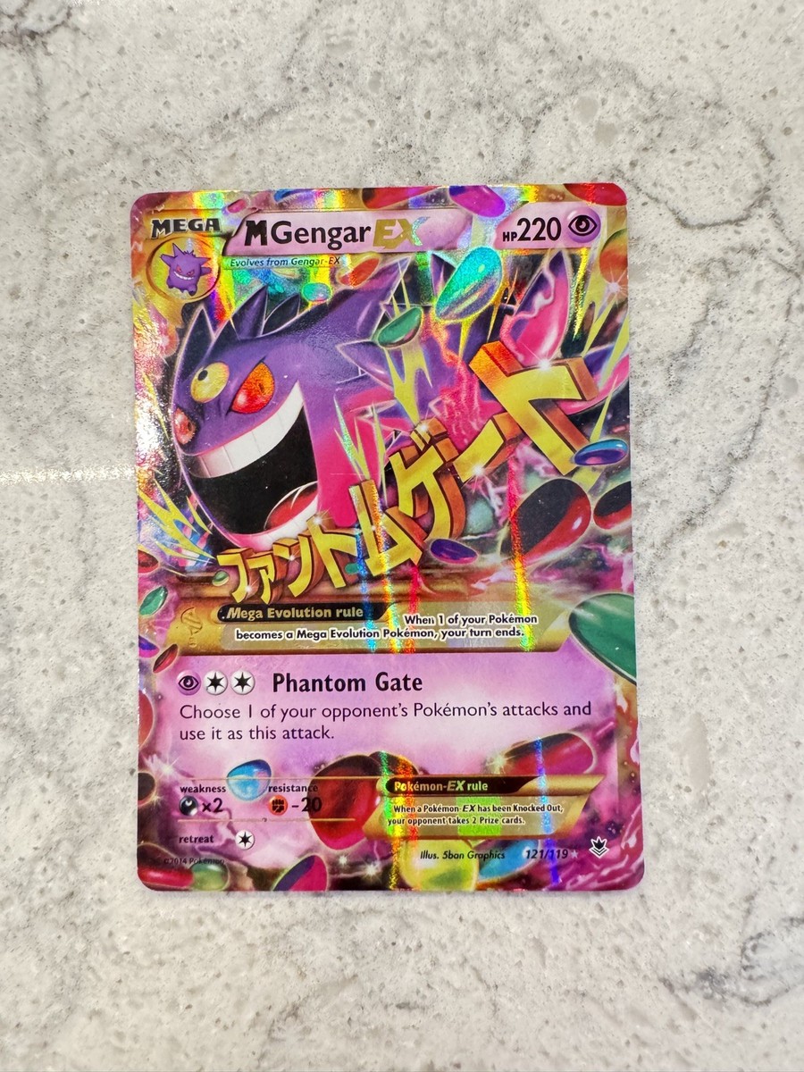 M Gengar EX (121 Secret Rare) 121/119 XY - Phantom Forces Holo | eBay