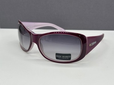Enni Marco Y2K Woman Sunglasses Lila Gray Gradient Shield 021 UV400