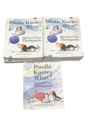 CLASSROOM SET Michael Clay Thompson 12 Poodle Knows What + 1 Instructor Manual