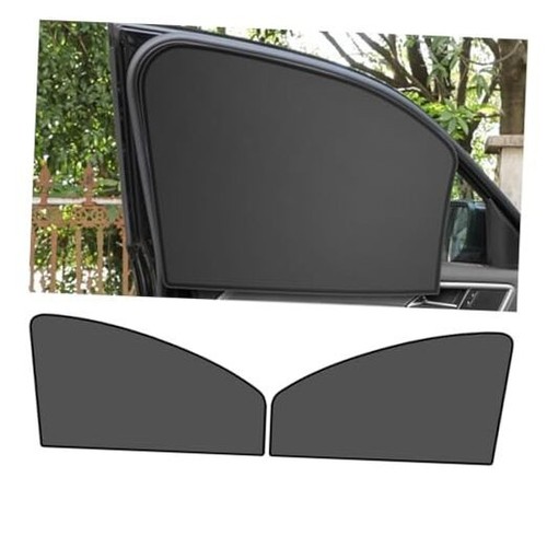 2PCS Car Side Window Sun Shades, Front Seat Window Sunshades Privacy Curtains