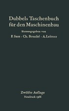 Ch Bouché (u. a.) | Dubbels Taschenbuch für...
