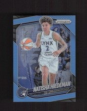2025 Panini Prizm WNBA #53 Natisha Hiedeman Carolina Blue Prizms #/125
