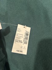 -   Dark green men  s small sweater
