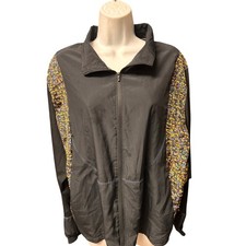 Nike Women's Icon Clash Sheer-Sleeve Packable Running Jacket Size XL