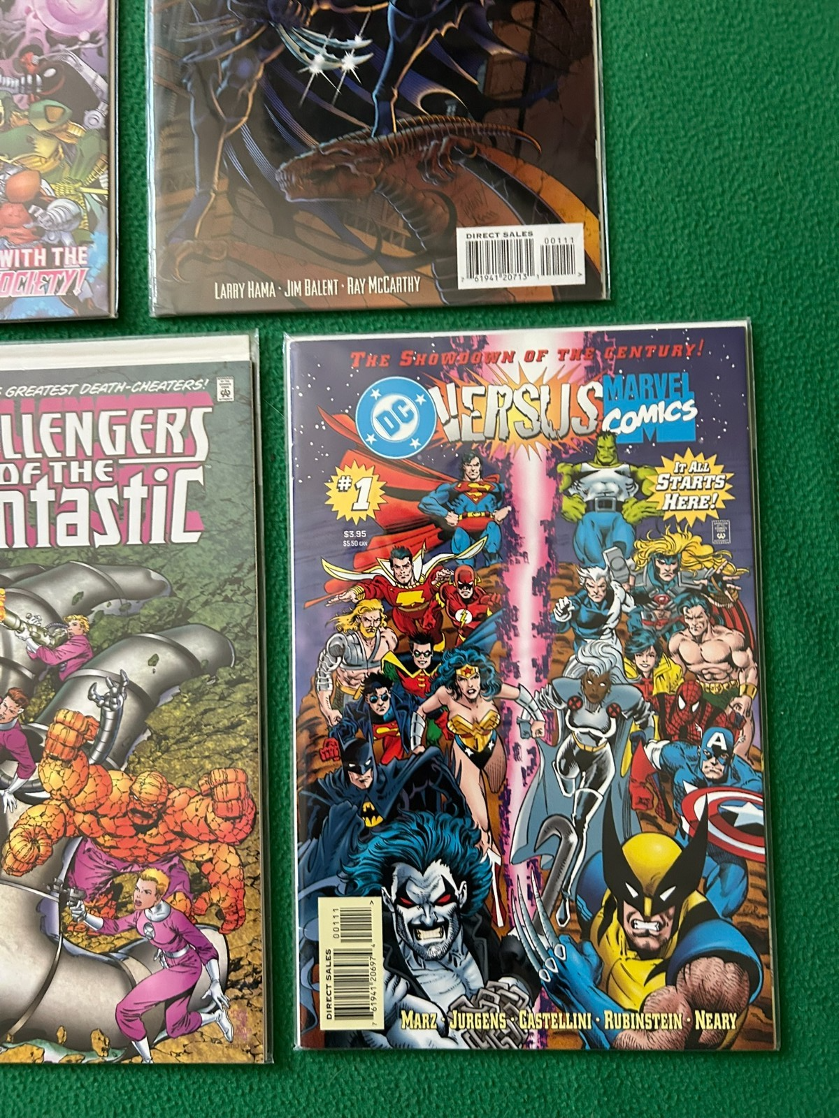 DC VERSUS MARVEL 1 (1996) + Amalgam Comics, lot of