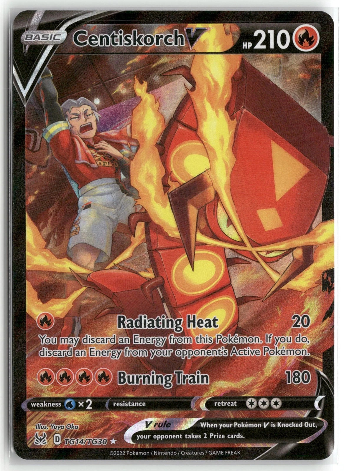 Centiskorch V Ultra Rare SWSH11: Lost Origin Trainer Gallery TG14/TG30 NM