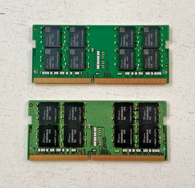 Lot of 2 SK Hynix 32gb 2Rx8 PC4-3200aa DDR4-3200 HMAA4GS6AJR8N-XN
