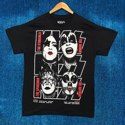 Kiss  Dynasty Close Up  Heavy Metal Band Graphic T-Shirt Size Medium
