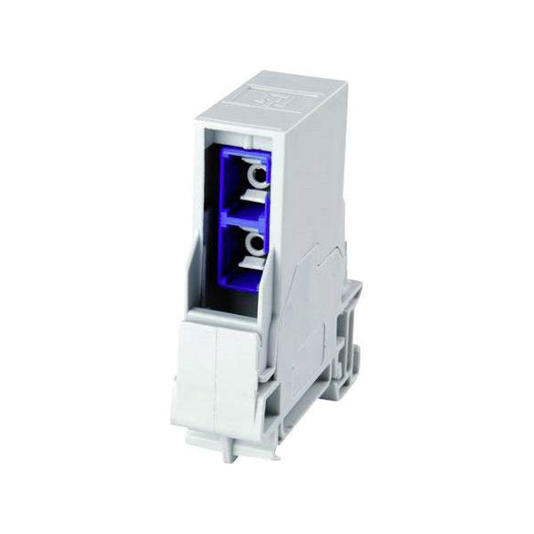 Telegärtner Junction box IP44 CAT 6a Rail-mount Grey