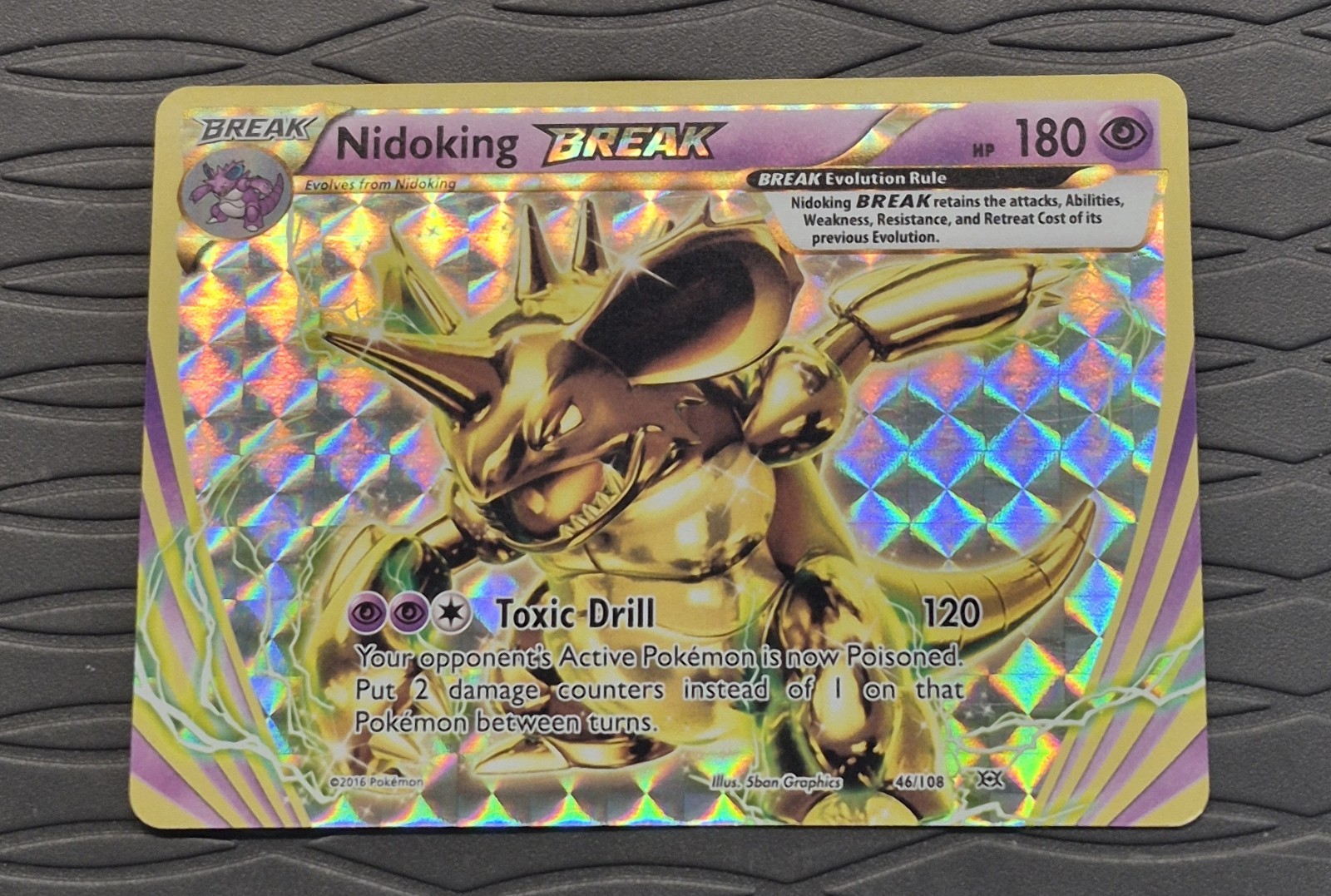 Nidoking BREAK 46/108 Rare BREAK XY - Evolutions Pokémon Card