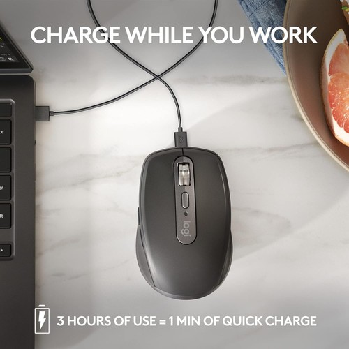 Logitech MX Anywhere 3S Compact Wireless Mouse, Fast Scrolling, 8K DPI Any-Surfa - Picture 2 of 10