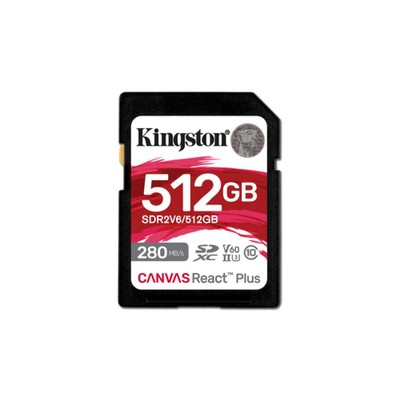 512gb Sdxc Canvas React Plus U3 KINGSTON SDR2V6/512GB (0740617340570)