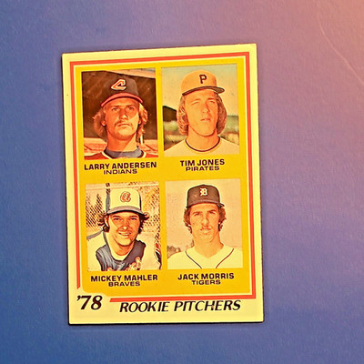 Jack Morris 1978 Topps #703 R.C.  EX