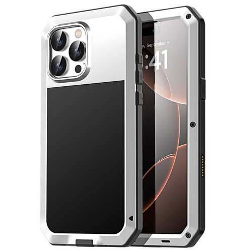 Aluminum Case for iPhone 16e 16 15 14 13 11 Pro Max Heavy Duty Shockproof Cover - Picture 15 of 17