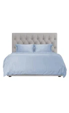 Hotel Sheets Direct Duvet Cover Bed Linen Set, 3 -Piece Set, Light Blue, Full