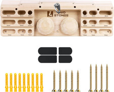 Wooden Hangboard for Rock Climbing - Build Strength Endurance Training Tool