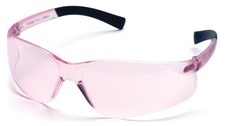Safety Glasses ANSI Z87 Pink Lens Frame Pyramex S2517SN Mini Ztek