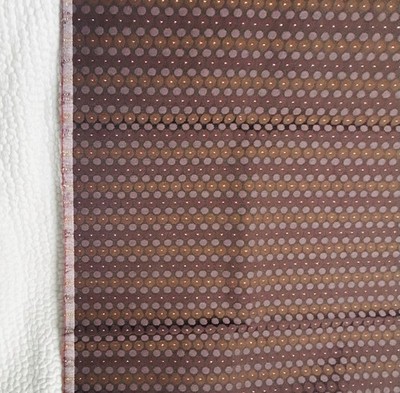 2 yards, Fun Osborne & Little Fabric, Dark Plum, Burgundy Circles, Dots of Gold
