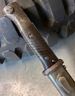 WW2 German K98 Mauser Sg84/98 (3rd Model) Bayonet & Scabbard – 41cof – 1941