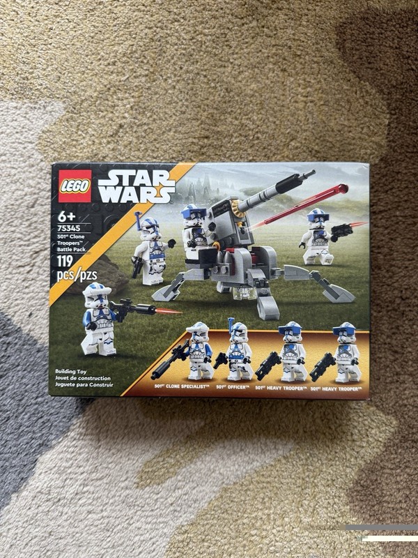 LEGO Star Wars: 501st Clone Troopers Battle Pack (75345) NEW UNOPEN BOX