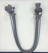 Overflow Bath Filler Integrated Pop Up Waste For Double Ended Bath Cool Extrafil