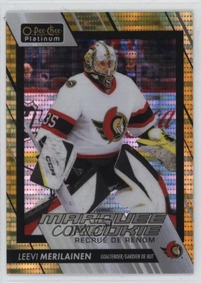 2023 O-Pee-Chee Platinum Seismic Gold 20/50 Leevi Merilainen #273 Rookie RC 1j6p