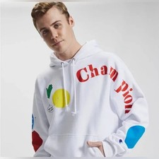Champion White Twister Sweatsuit - Size Medium