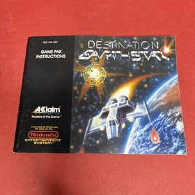 Destination Earthstar NES (Nintendo Entertainment, 1990) Complete CIB Tested