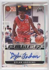 2021-22 Leaf Pro Set Power Base Silver Spectrum Foil /10 Dylan Andrews Auto s1i